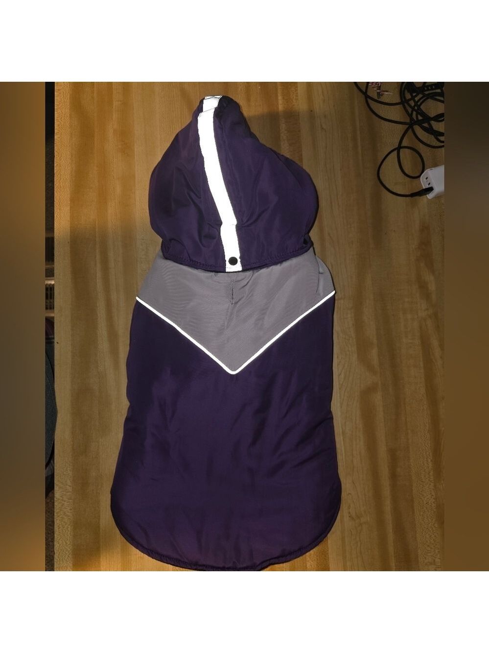 Dog Jacket Large Purple Gray #DGC11 - Picture 2 of 8